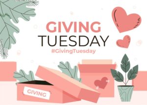 Giving tuesday 2025 donation to guardians hands