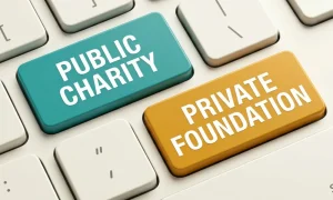 public charity vs private foundation key differences - a guide by Guardians hands